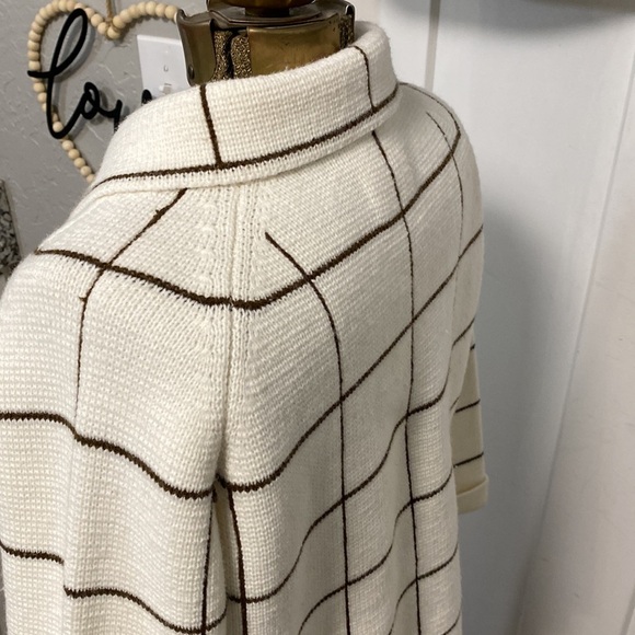 LILLY OF CALIFORNIA VINTAGE CREAM SWEATER JACKET  LARGE - Picture 12 of 16